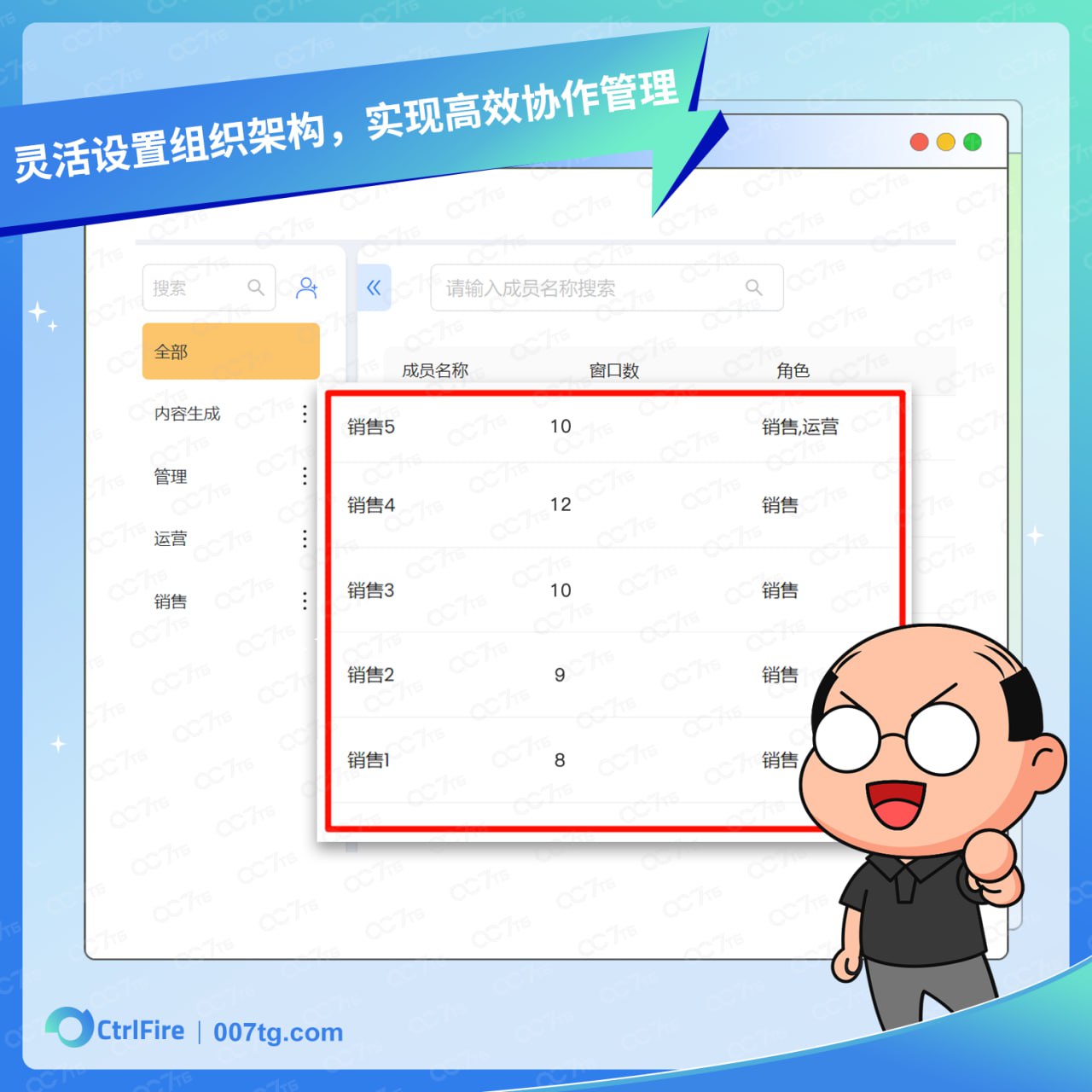 多账号管理-CtrlFire灵活管理账户助你实现高效协作管理